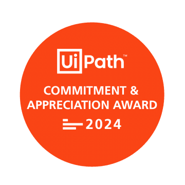 UiPath Commitment & Appreciation Award